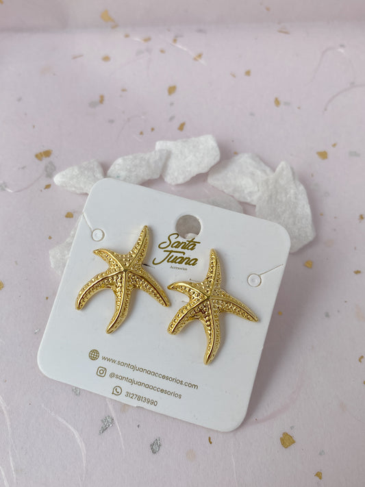 Aretes Estrella Mar Pequeña