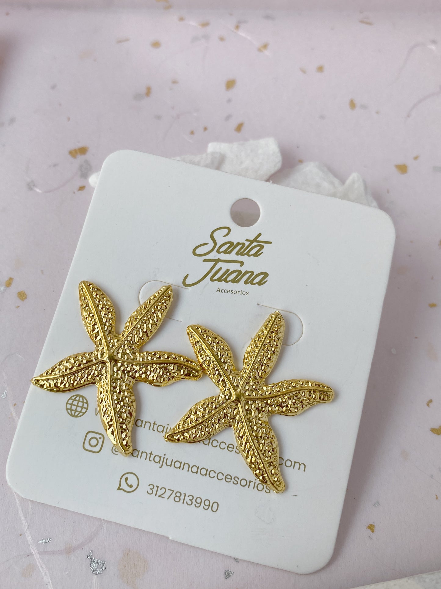 Aretes Estrella Mar Grande