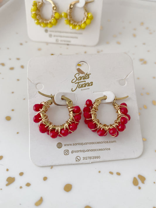 Candongas Murano Fresh Mini Rojo
